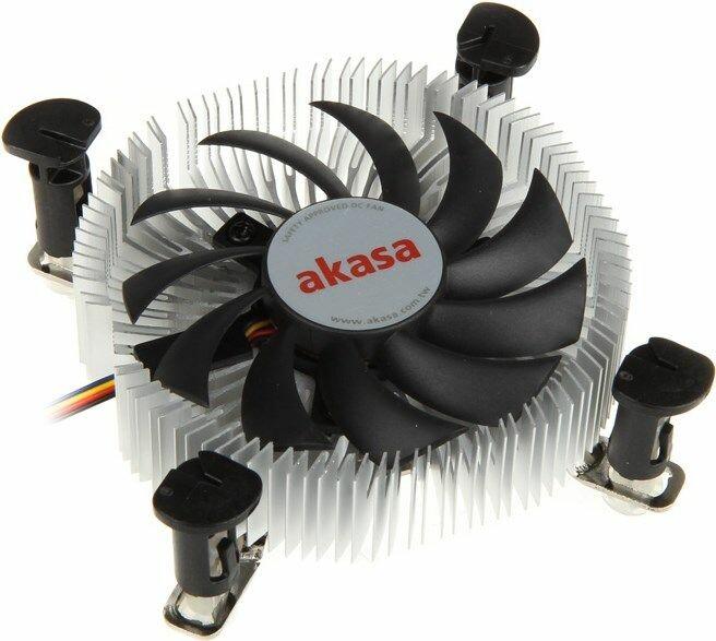Produktbild Akasa AK-CC7122BP01 Low Profile CPU-Kühler (26 mm)