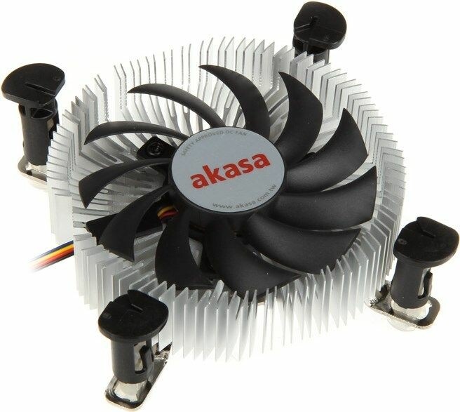 Akasa AK-CC7122BP01 Low Profile CPU-Kühler (26 mm)