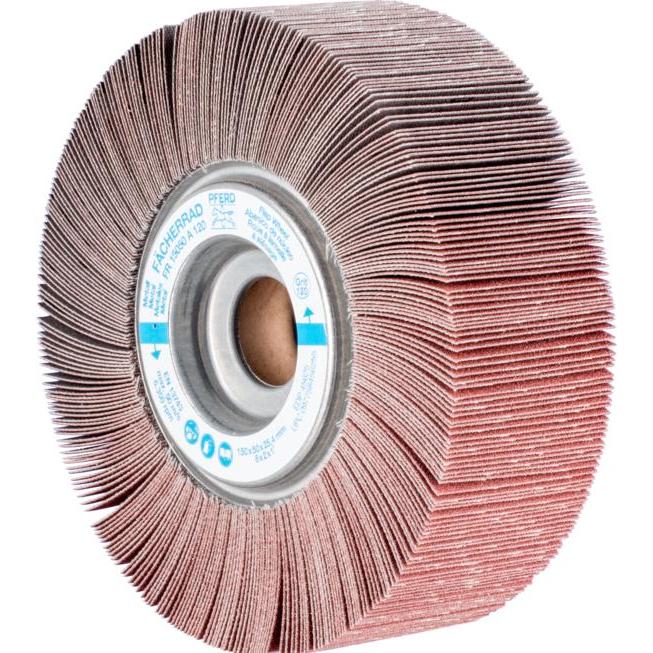 Pferd, Schleifmittel, Fächerrad FR 15050/25.4 A 120 VPE: 2