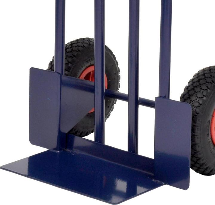 Actual product image FORT Sack truck Steel transport truck in blue, 40x115 cm, tyres: pneumatic tyres (200 kg)