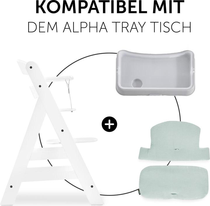 Produktbild Hauck Highchair Pad Select Muslin Mint