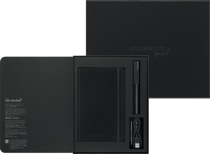 Immagine prodotto Moleskine Taccuino Smart Writing Set Foderato (A5, Righe, Copertina rigida)