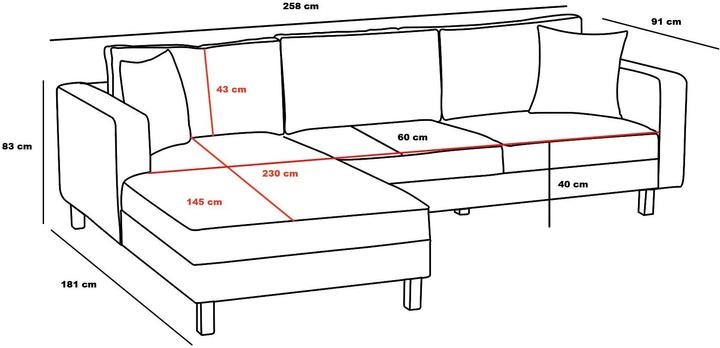 Produktbild Atelier del Sofa Sariyah (Ecksofa)