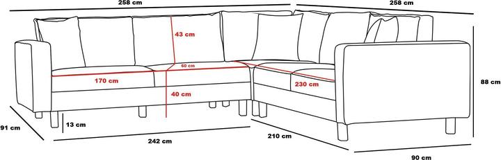 Produktbild Atelier del Sofa Aisha (Ecksofa)