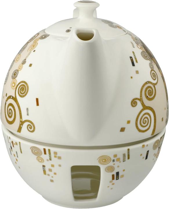 Produktbild Goebel mit Stövchen Gustav Klimt - Der Kuss (1.20 l)