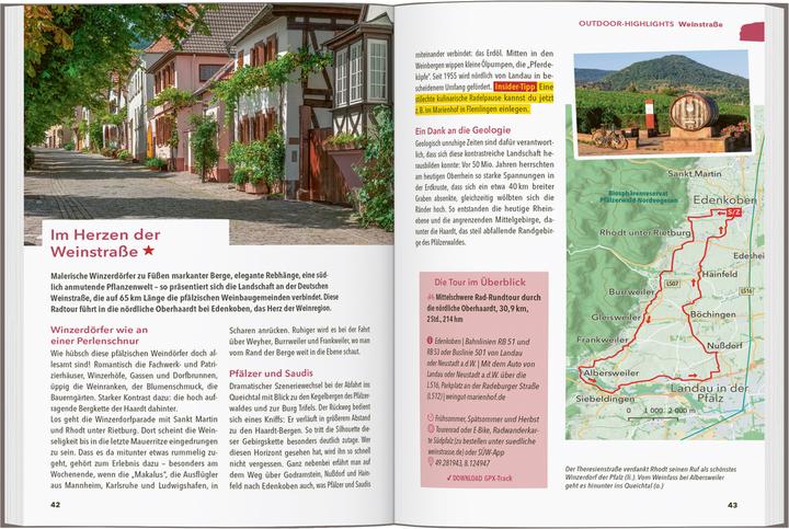 Immagine prodotto OUTDOOR GUIDE Reiseführer Pfalz (Tedesco, Thomas Diehl, 2024)