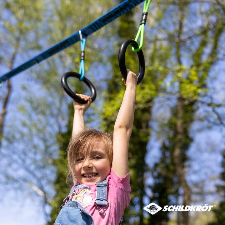 Image du produit Schildkröt 970714 - Junle Ring Set, anneaux de gymnastique, obstacle Jungle Line, anneaux Ninja