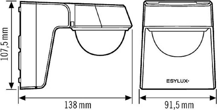 Actual product image Esylux Motion sensor (5 m)