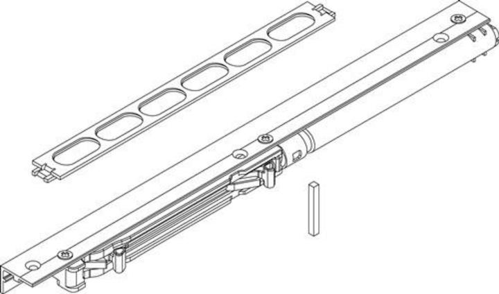 Produktbild Geze Einzugsdämpfung Levolan 60 Softstop Komplettset rechts