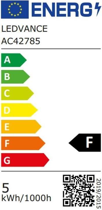 Energy Label Osram LED Pin (G9, 1.90 W, 180 lm, 1 x, F)