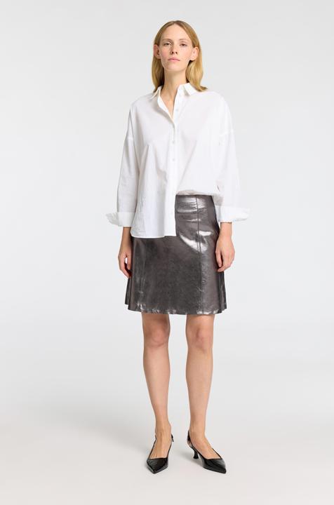 Produktbild Selected Metallic Lederminirock (34)