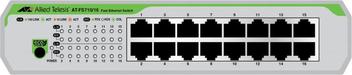 Image du produit Allied Telesis 16-P 10/100TX INT PSU EU POWER (16 ports)