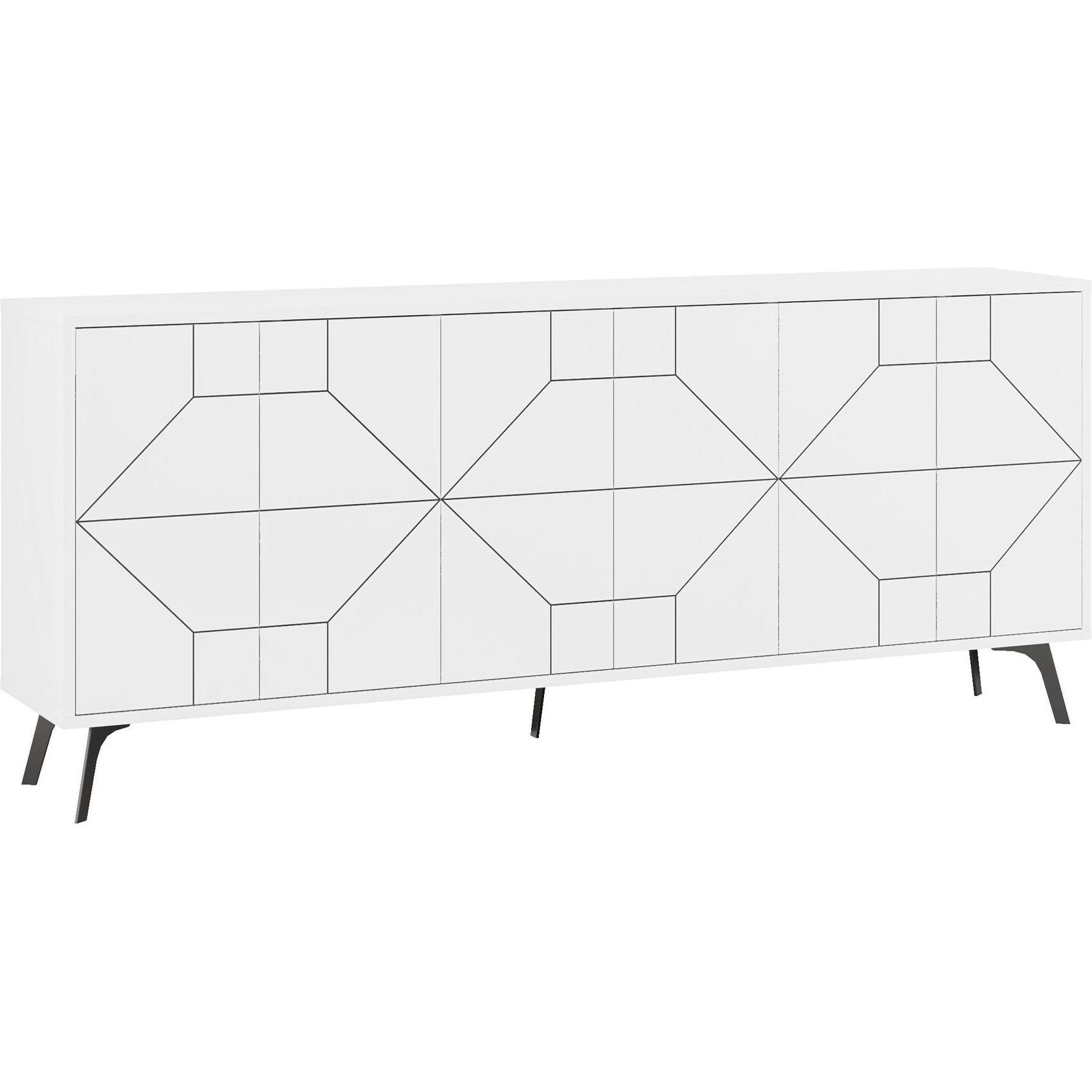 Skye Decor, Kommode + Sideboard, Cain (184 x 35 x 77.5 cm)