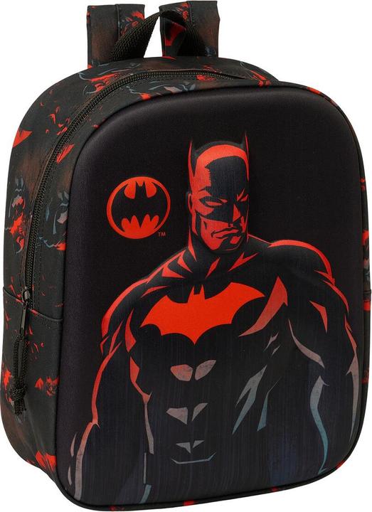 Batman School rucksack Black 22 x 27 x 10 cm 3D
