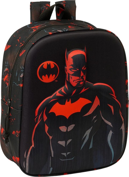 Produktbild Batman Schulrucksack Schwarz 22 x 27 x 10 cm 3D