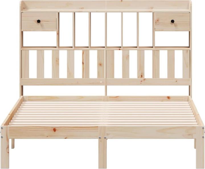 Produktbild vidaXL Bett mit Regal (140 x 200 cm)