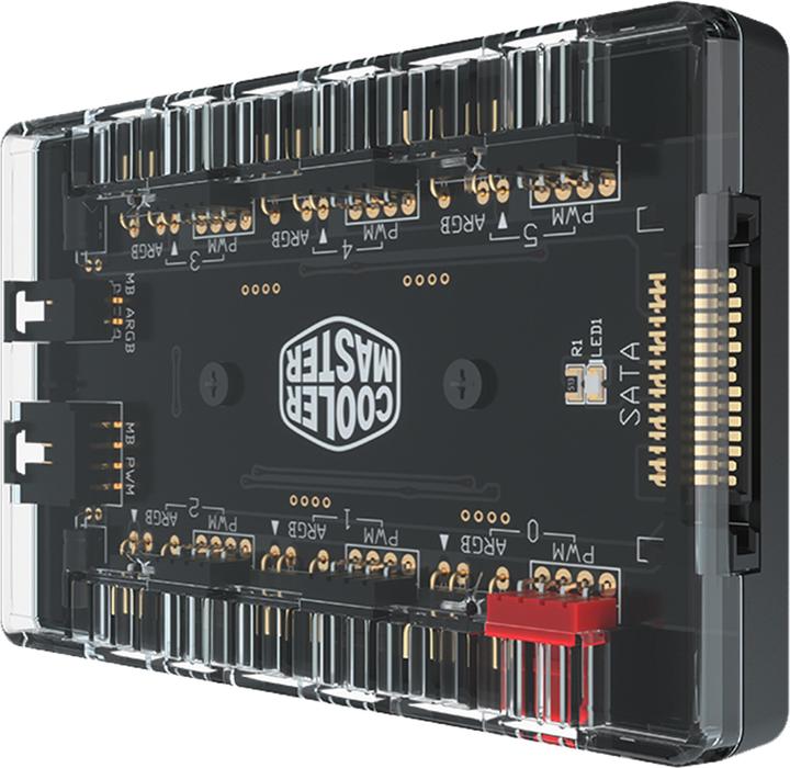 Actual product image Cooler Master MasterFan ARGB and PWM HUB
