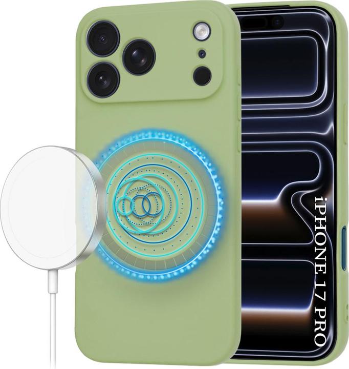 Actual product image Techsuit - SoftFlex MagSafe - iPhone 17 Pro - Matcha (Apple iPhone 17 Pro)