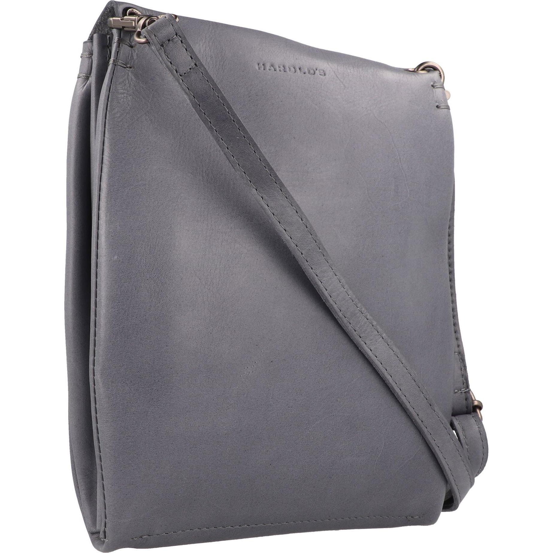 Thumbnail - Harolds, Handtasche, Fold Mini Bag Umhängetasche Leder 17 cm, Blau