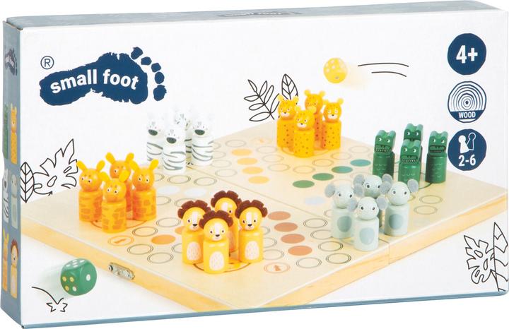 Actual product image small foot Ludo Safari (English, French, German, Italian, 2 - 6 Players)