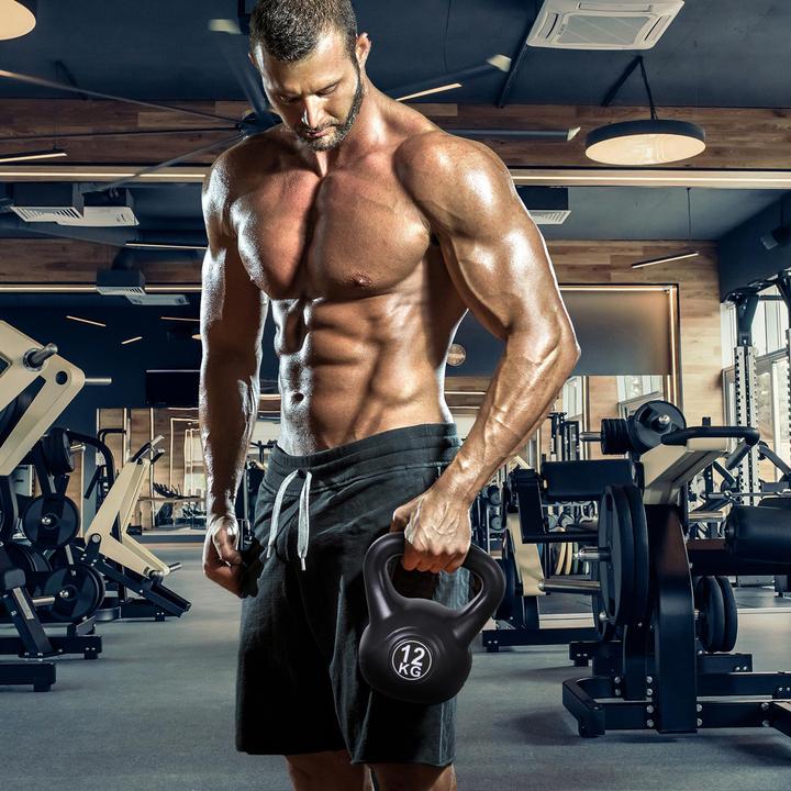 Produktbild Homcom Kettlebell Kunststoff, Sand Schwarz