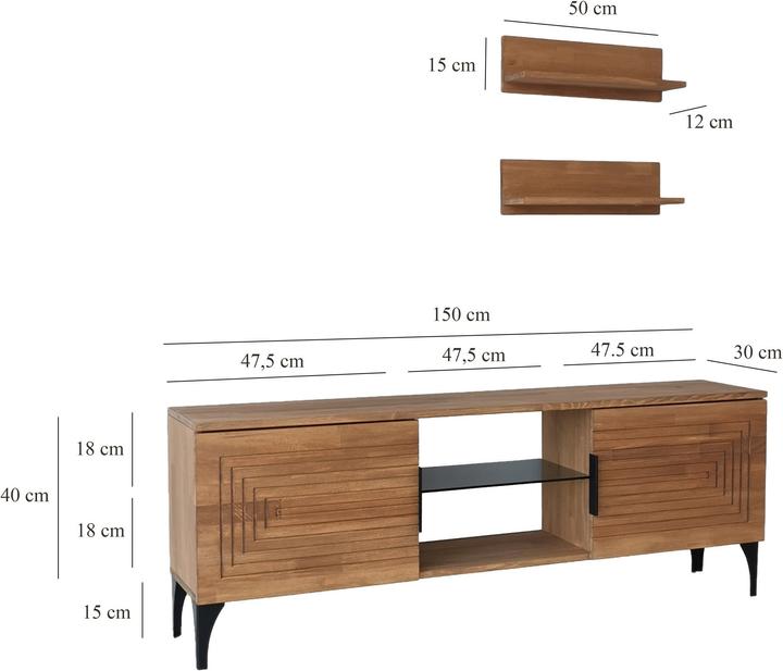 Produktbild Skye Decor Alayna (150 x 30 x 40 cm)