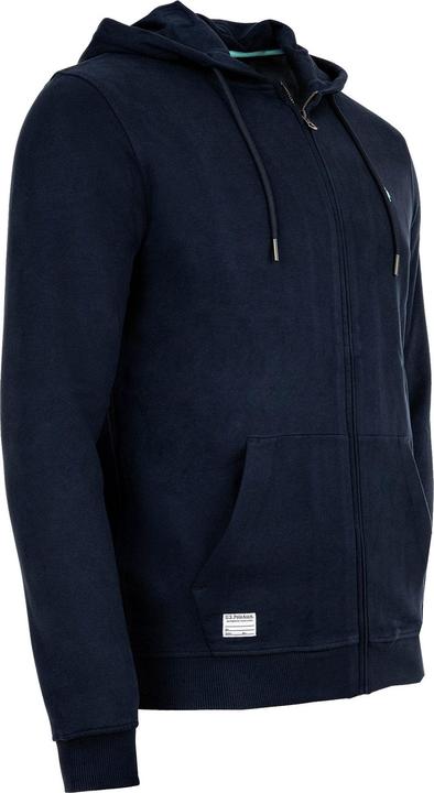 Produktbild U.S. Polo Diagonal Fleece Carbon Finish Sweatjacke (M)