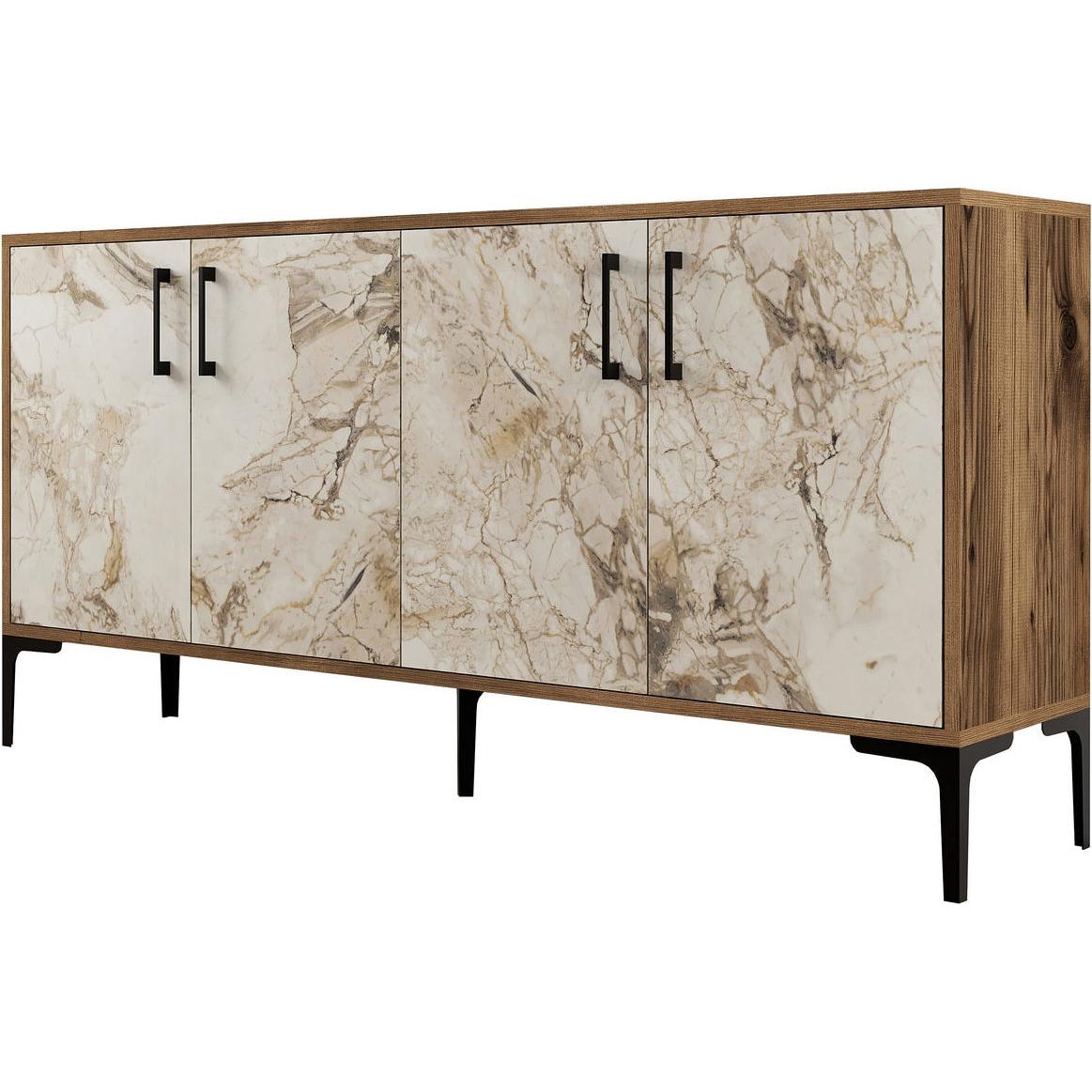 Thumbnail - Hanah Home, Kommode + Sideboard, Aileen (160 x 35 x 78 cm)