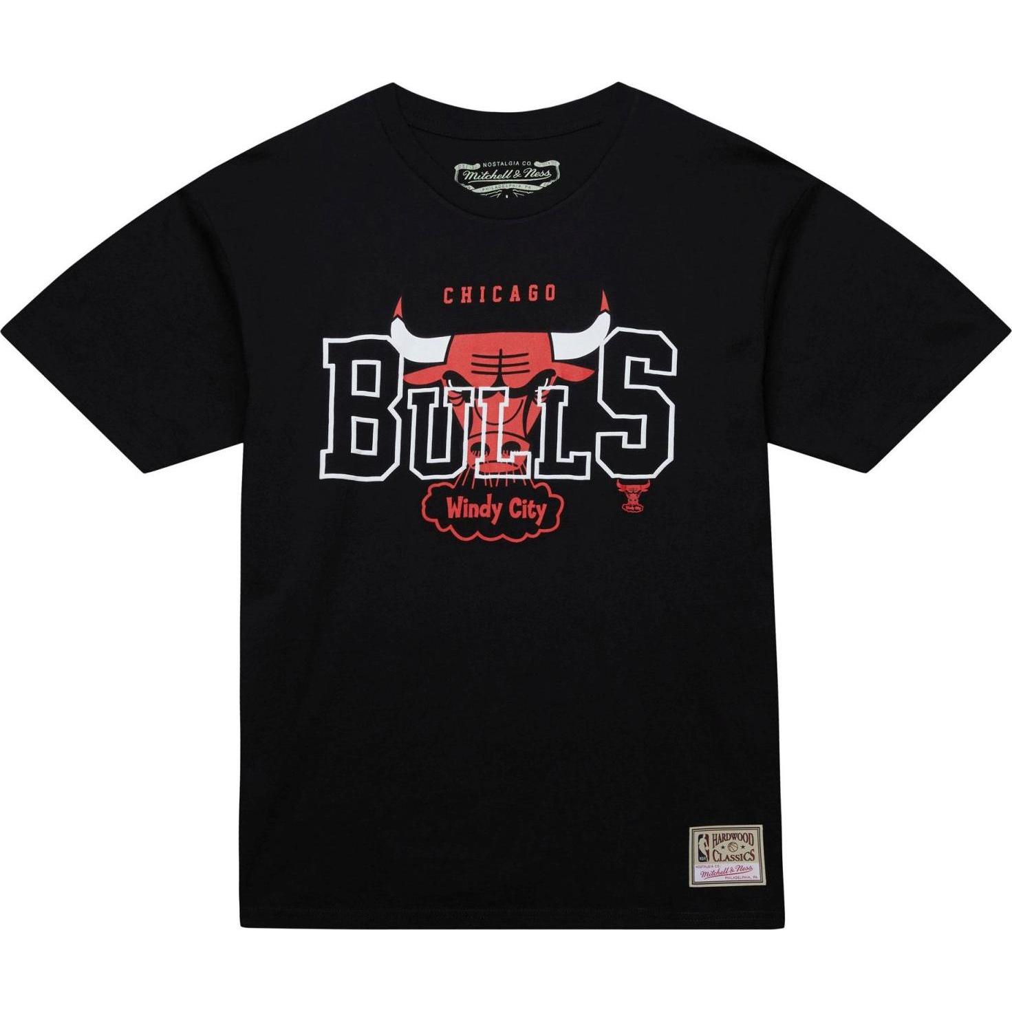 Mitchell & Ness, Herren, Shirt, Shirt - SEE THRU Chicago Bulls - M, Schwarz, (M)
