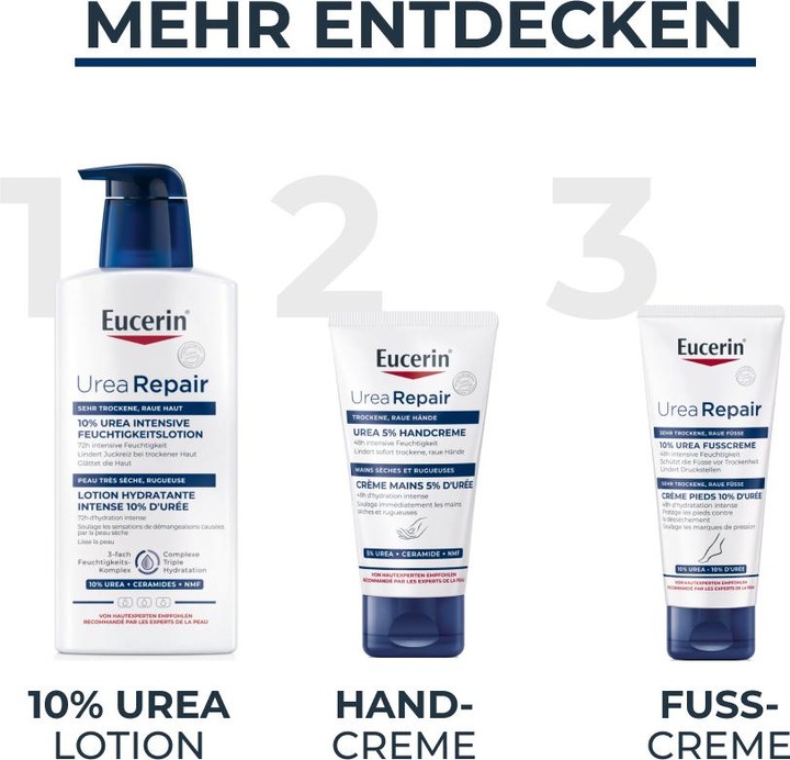 Produktbild Eucerin UreaRepair Plus (Fusscrème & Fussgel, 150 ml)