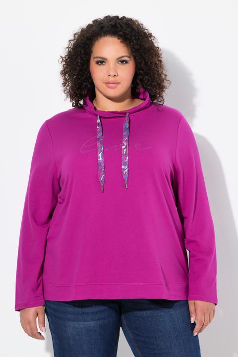 Produktbild Ulla Popken Sweatshirt, Stehkragen, Saum-Zipper, Langarm (46, 48)