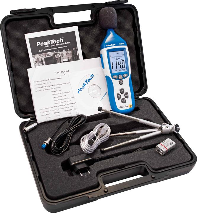 Actual product image Peaktech P 8005 Sound level meter
