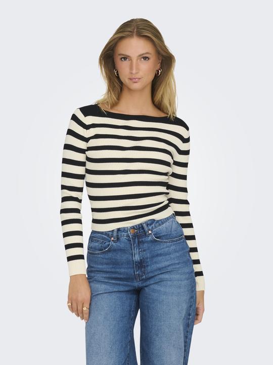 Produktbild JdY Jdynanna L/S Boat Neck Pullover Knt (L)