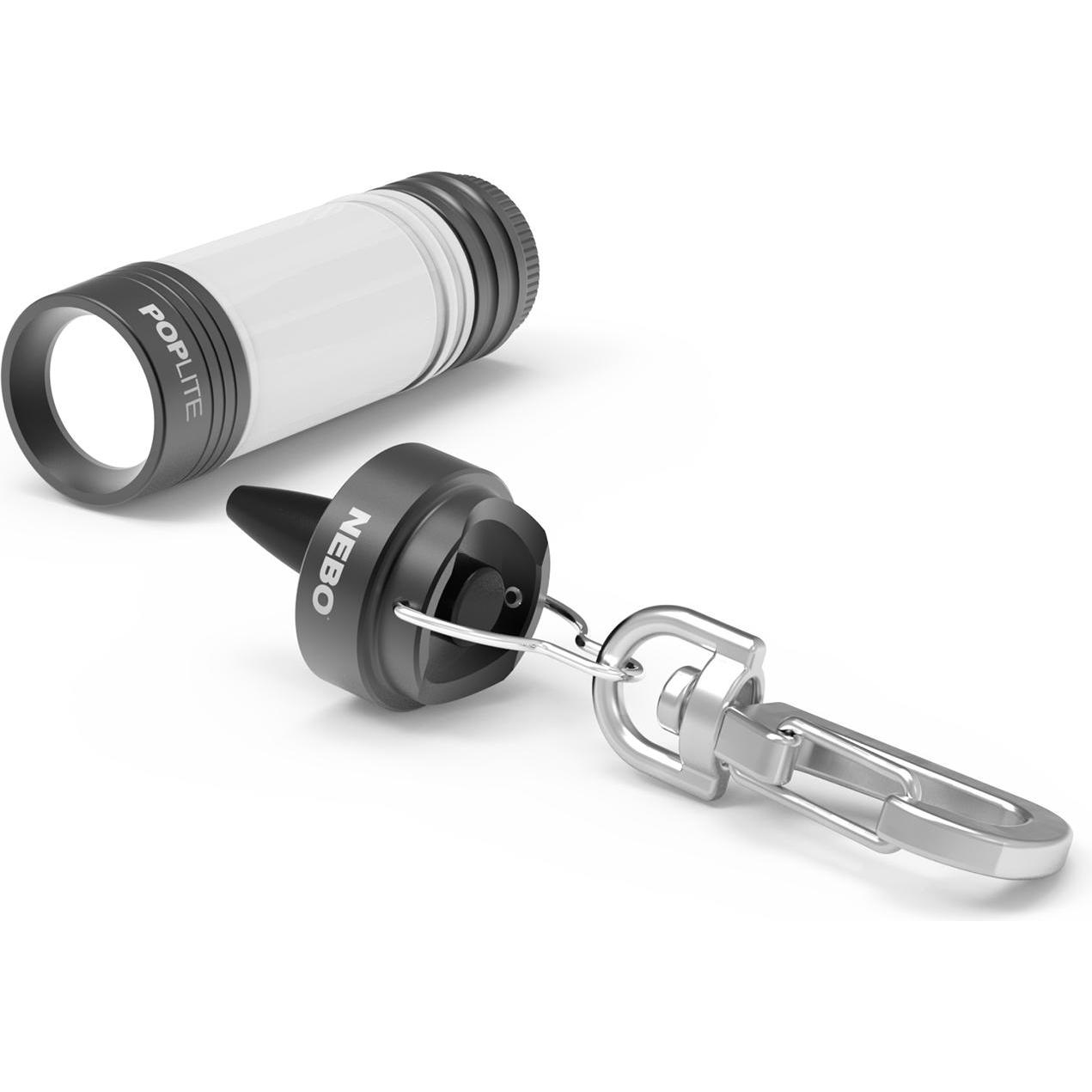 Thumbnail - Nebo, Taschenlampe, Poplite, kompaktes Licht Laterne mit Karabiner Magnetfuss (9.30 cm, 100 lm)