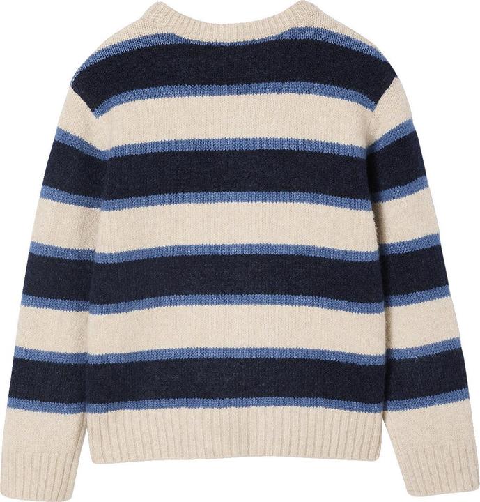 Image du produit Vertbaudet Flauschiger Pullover mit Streifen für Jungen (92)