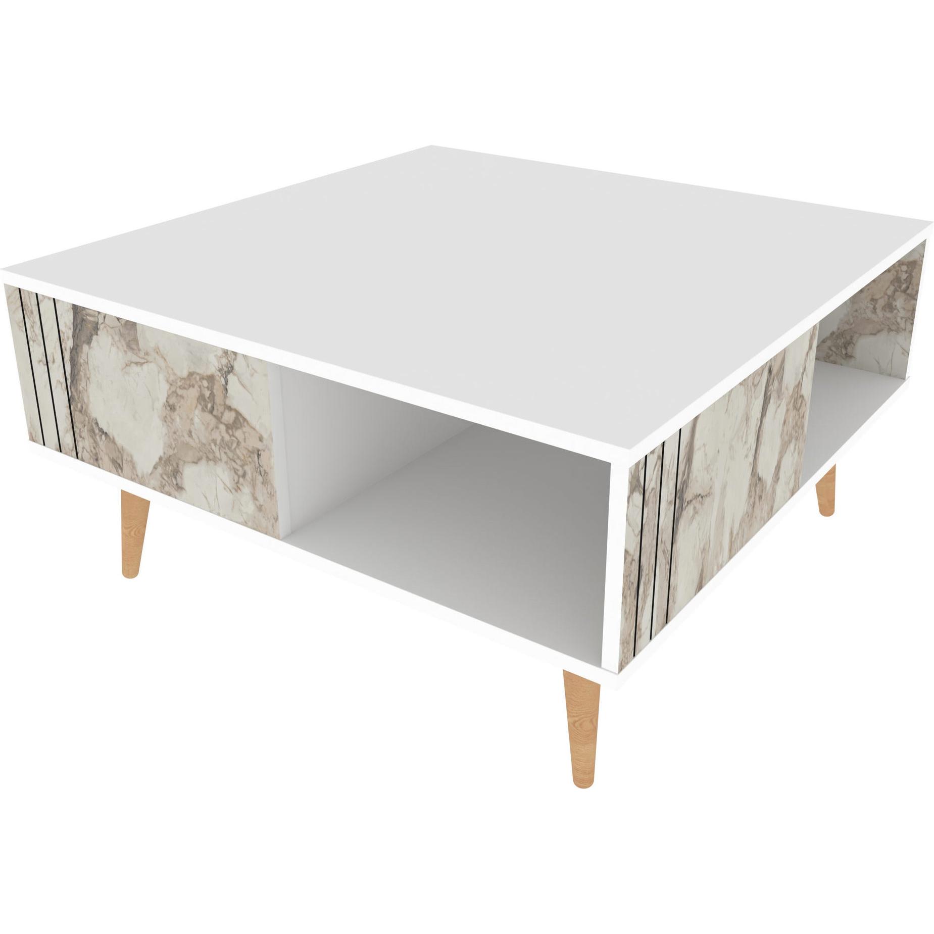 Thumbnail - Kalune Design, Couchtisch + Beistelltisch, Katherine (89.5 x 89.5 x 46.5 cm)