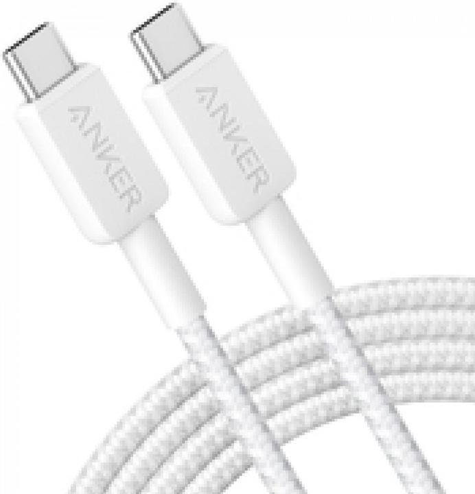 Image du produit Anker CABLE 322 USB-C A USB-C 1,8M 60W BLANCO (1.80 m, USB 3.1, 60 W)
