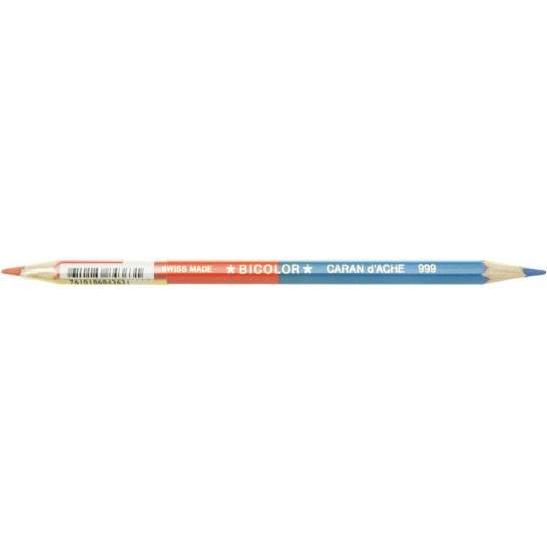 Thumbnail - Caran d'Ache, Malstifte, Bicolor (Blau, Rot, 1 x)