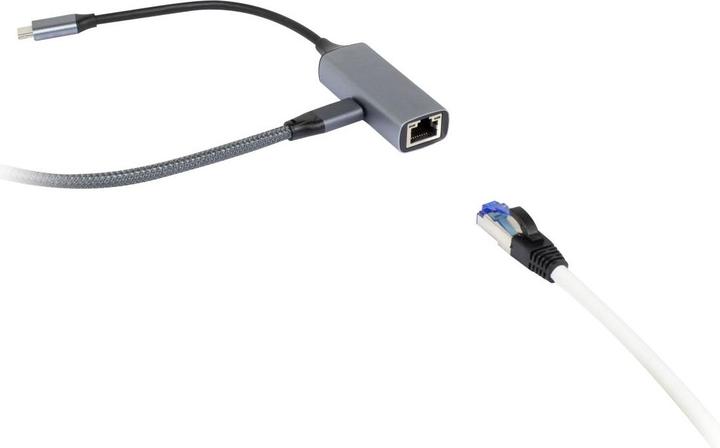 Produktbild Allnet USB 3.0 Typ-C Netzwerk Adapter 1 Gigabit LAN ALL-NC-1GPD-USB-C *ALLTRAVEL* (USB 3.0, USB-C, RJ45 Gigabit Ethernet (1x))