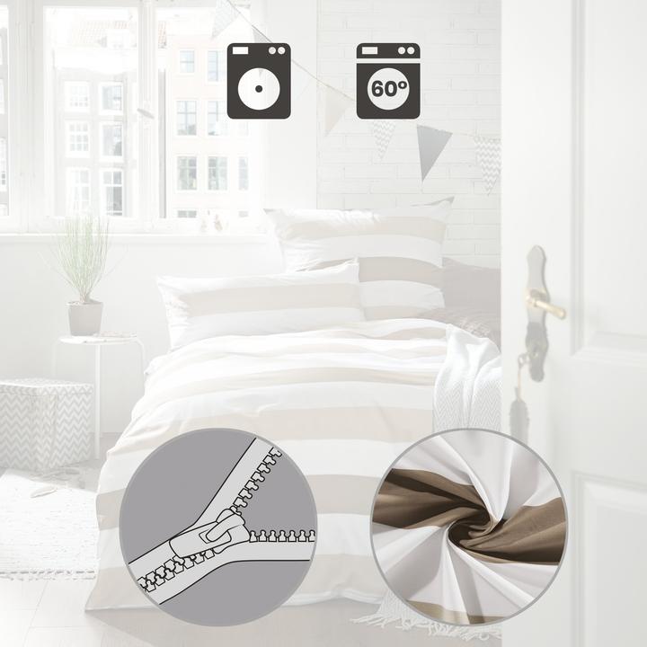 Produktbild Redbest Bettwäsche Sparpaket 4-tlg. (Bettwäsche Set, 80 x 80 cm, 155 x 220 cm)