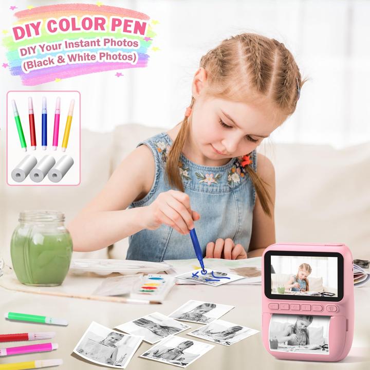 Produktbild Activity Board Bildschirm Sofortbildkamera Kinder mit Speicherkarte