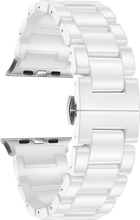 Actual product image Andi be free Apple Watch Ceramic Strap with Hanging Clasp
