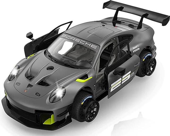 Produktbild Jamara Porsche 911 GT2 RS Clubsport 25 1:18 grau 2,4 GHz Bausatz