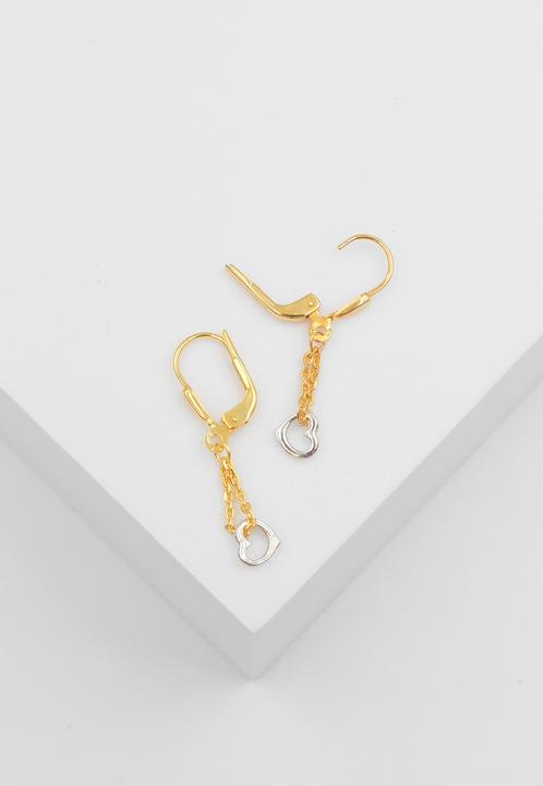 Image du produit Muau Boucles d'oreilles (750, Or blanc, Or jaune 18 carats)