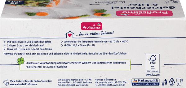 Produktbild dm Profissimo Gefrierbeutel (1 x)