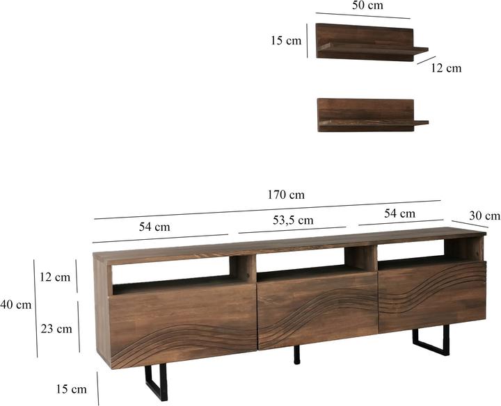 Image du produit Skye Decor Sam (170 x 30 x 40 cm)