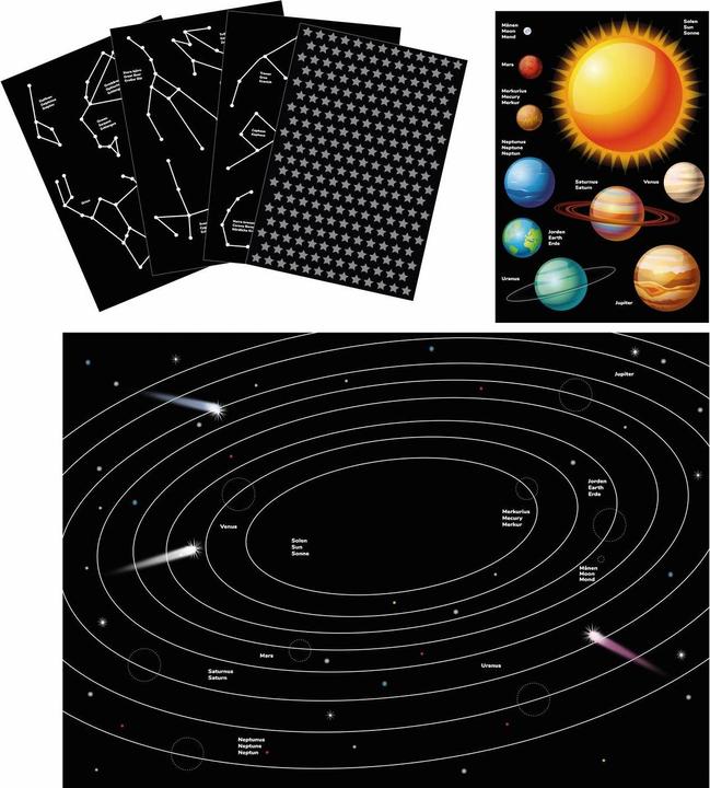 Actual product image Playbox Craft Set Space Stickers