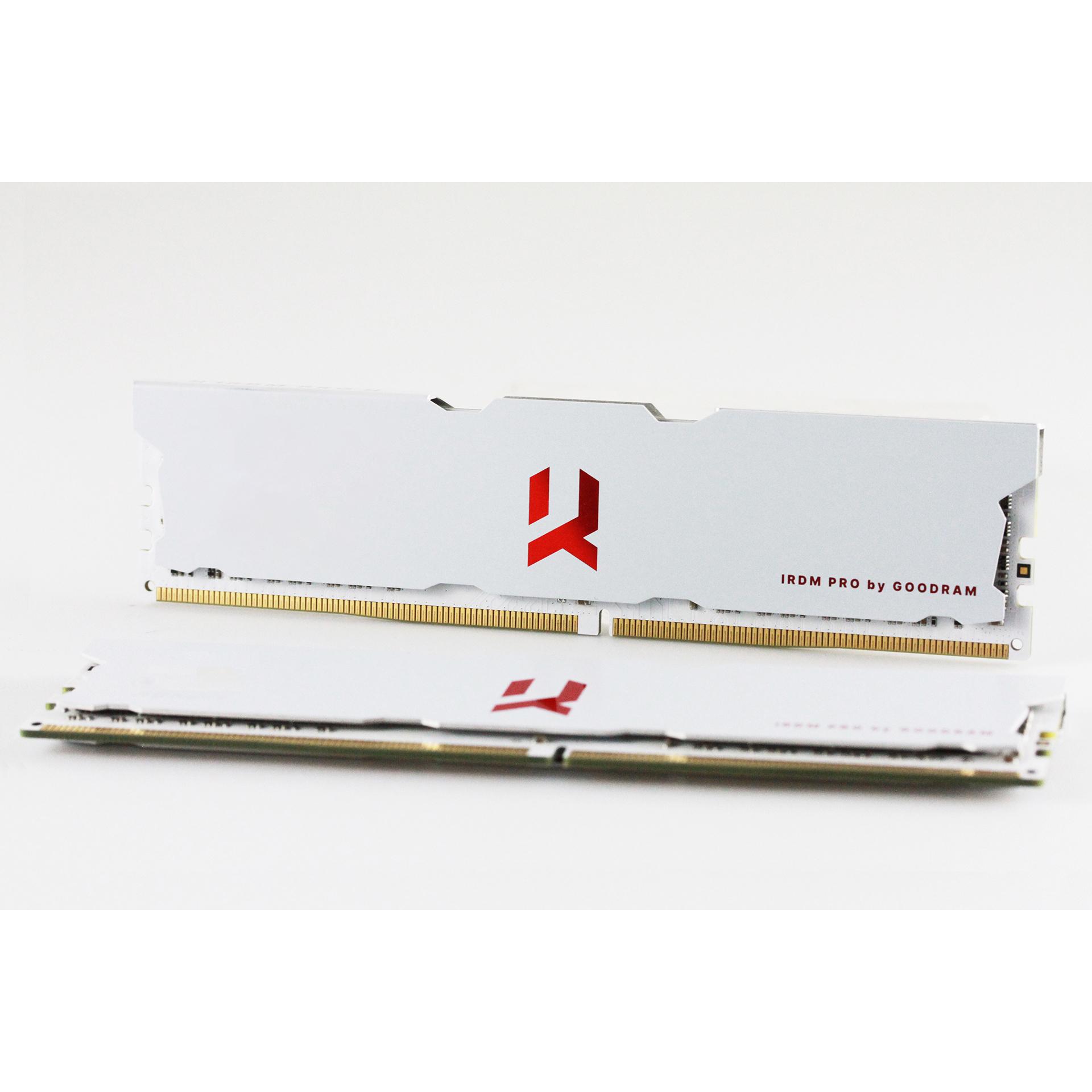 Goodram Memory DDR4 IRDM PRO 32/3600 (2 * 16 GB) 18-22-22 white (2 x 16GB, 3600 MHz, DDR4-RAM, DIMM), RAM, Weiss