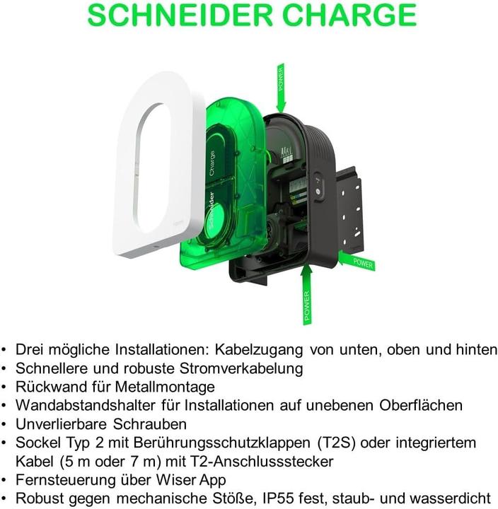 Actual product image Schneider Electric Charge (Type 2, 11 kW, 16 A)