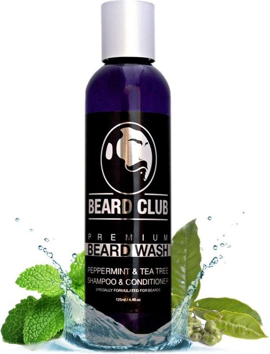Actual product image Beard Club Beard Shampoo Peppermint & Tea Tree (125 ml)